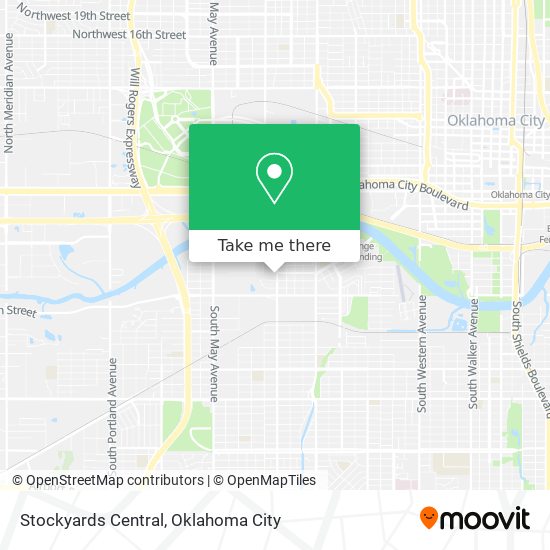 Stockyards Central map