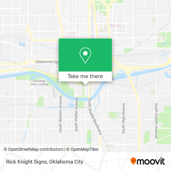 Rick Knight Signs map