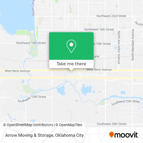 Arrow Moving & Storage map