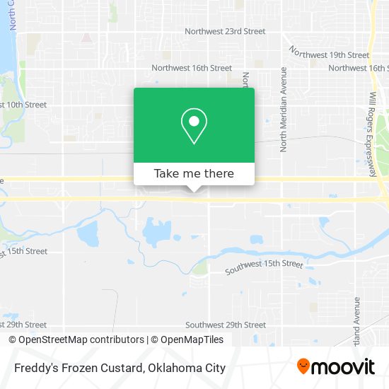 Freddy's Frozen Custard map