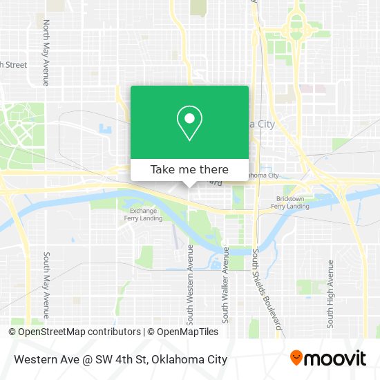 Western Ave @ SW 4th St map