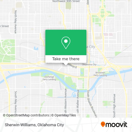 Sherwin-Williams map