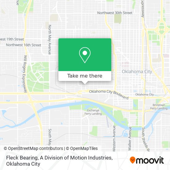 Mapa de Fleck Bearing, A Division of Motion Industries