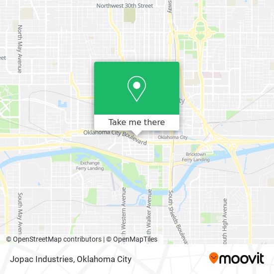 Jopac Industries map