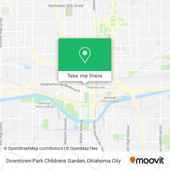 Downtown Park Childrens Garden map