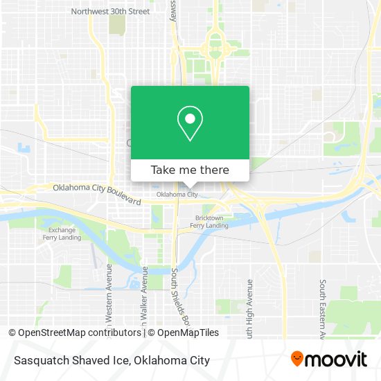 Mapa de Sasquatch Shaved Ice