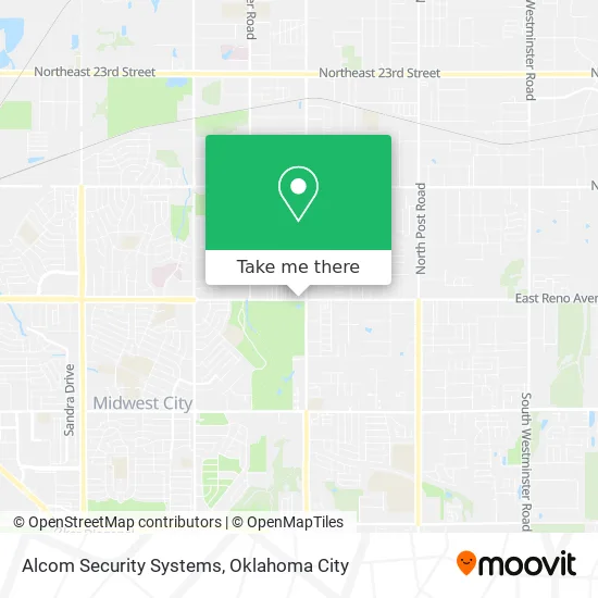 Alcom Security Systems map