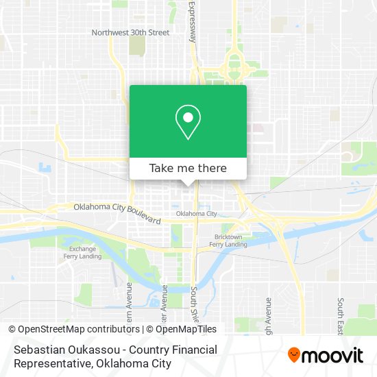 Sebastian Oukassou - Country Financial Representative map