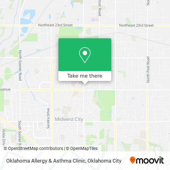 Oklahoma Allergy & Asthma Clinic map