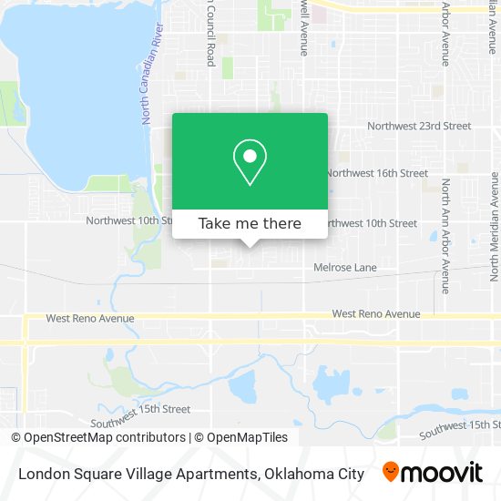 Mapa de London Square Village Apartments