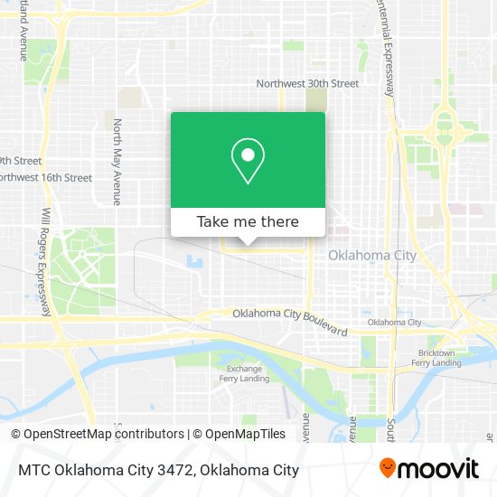 Mapa de MTC Oklahoma City 3472