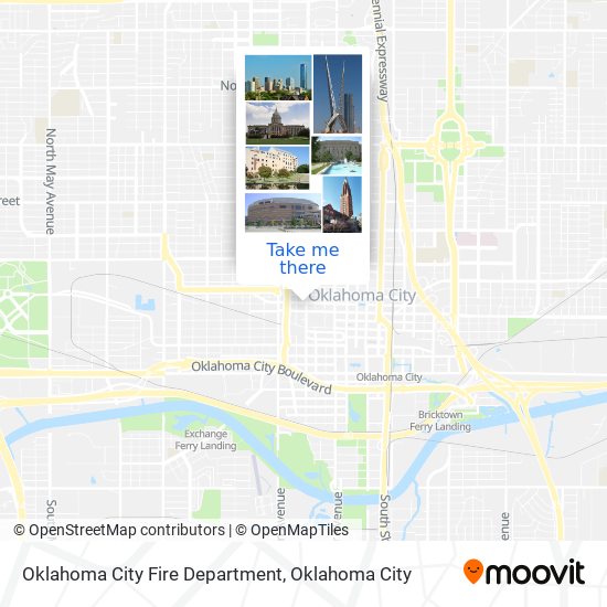 Oklahoma City Fire Department map
