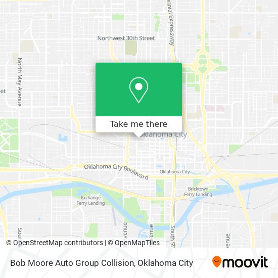 Bob Moore Auto Group Collision map