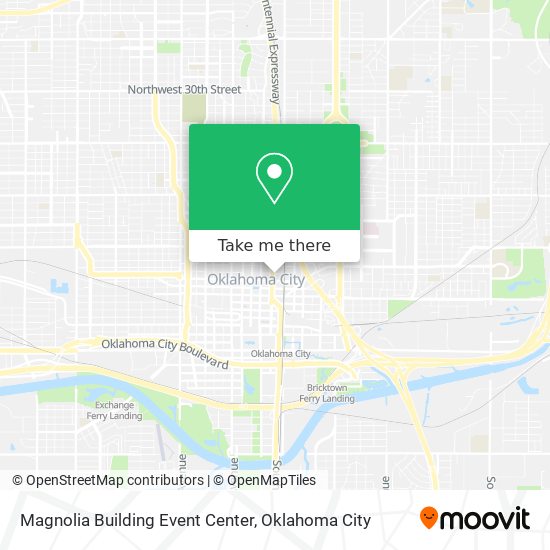 Magnolia Building Event Center map