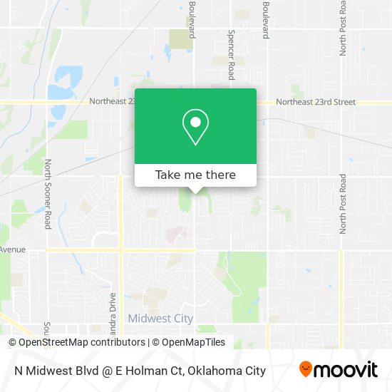 Mapa de N Midwest Blvd @ E Holman Ct