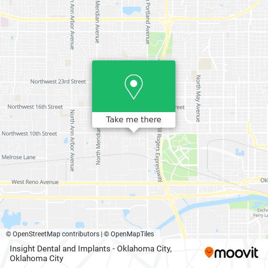 Mapa de Insight Dental and Implants - Oklahoma City
