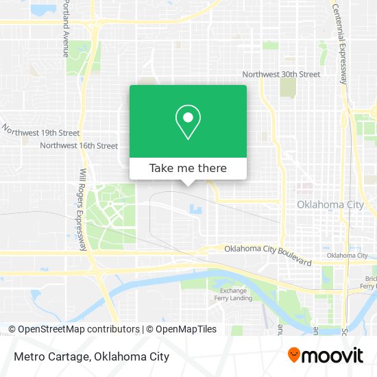 Metro Cartage map