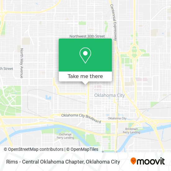 Rims - Central Oklahoma Chapter map