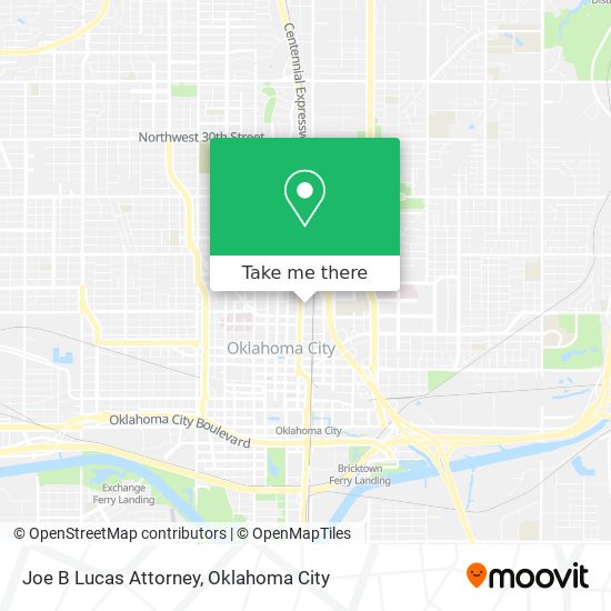 Joe B Lucas Attorney map