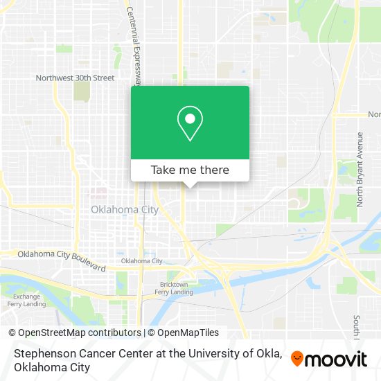 Stephenson Cancer Center at the University of Okla map