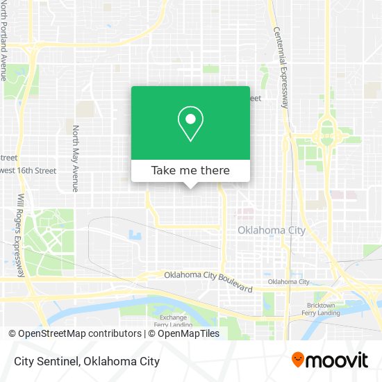 City Sentinel map
