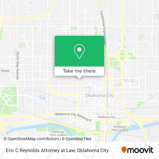 Mapa de Eric C Reynolds Attorney at Law