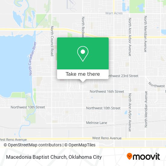 Macedonia Baptist Church map