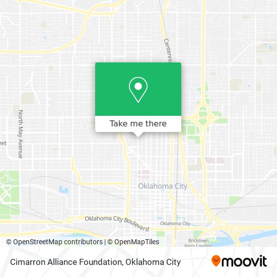 Cimarron Alliance Foundation map
