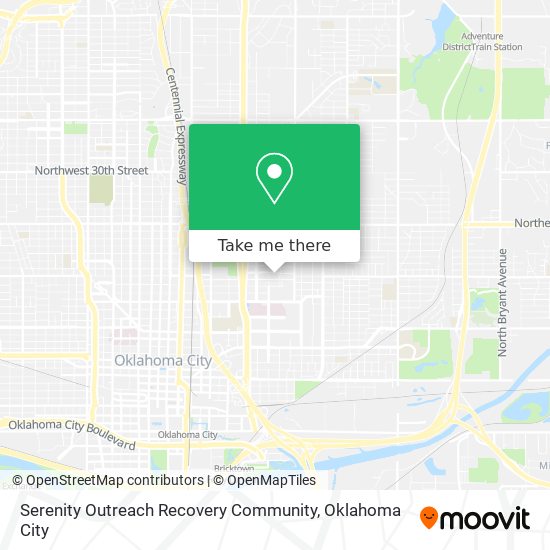 Serenity Outreach Recovery Community map