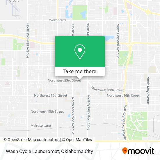 Mapa de Wash Cycle Laundromat