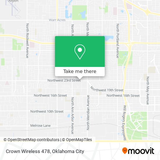 Crown Wireless 478 map