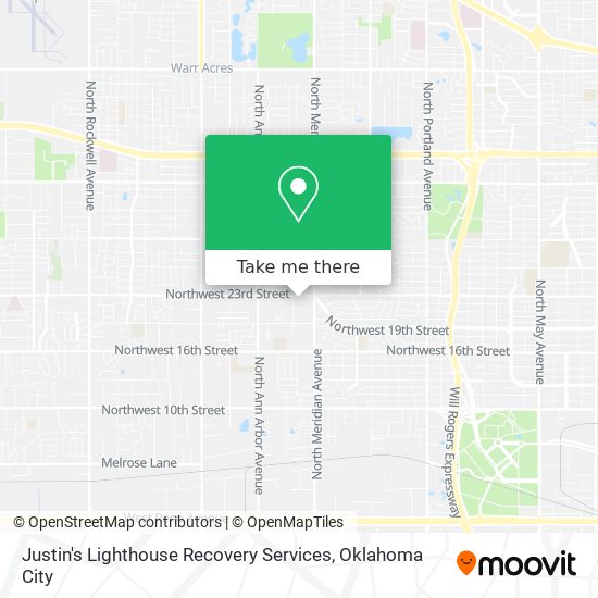 Mapa de Justin's Lighthouse Recovery Services