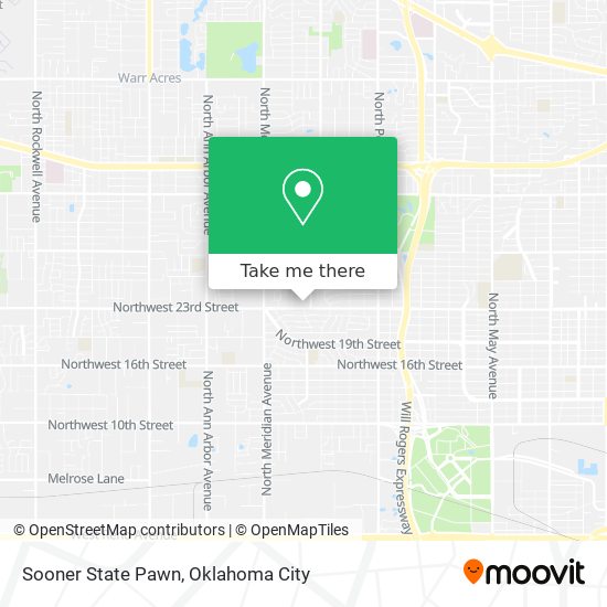 Sooner State Pawn map