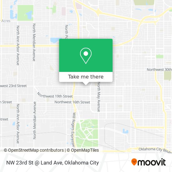 NW 23rd St @ Land Ave map