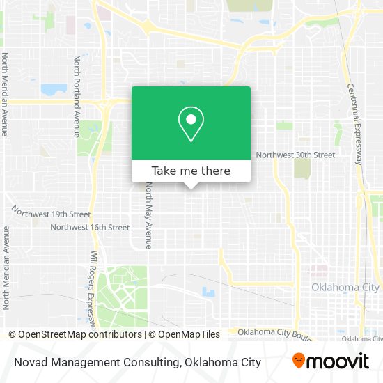 Novad Management Consulting map