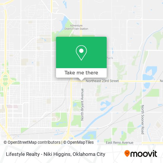 Lifestyle Realty - Niki Higgins map