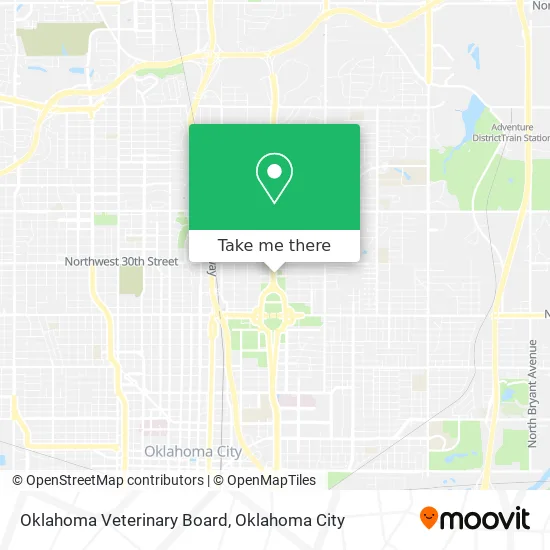 Mapa de Oklahoma Veterinary Board