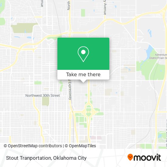 Stout Tranportation map