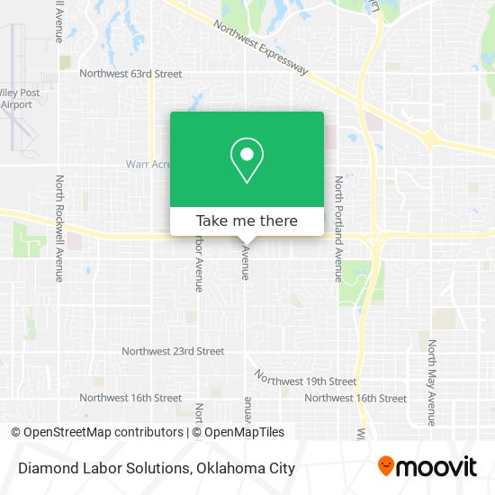 Mapa de Diamond Labor Solutions