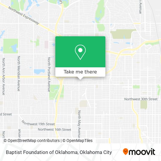 Mapa de Baptist Foundation of Oklahoma