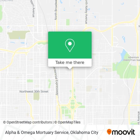 Mapa de Alpha & Omega Mortuary Service