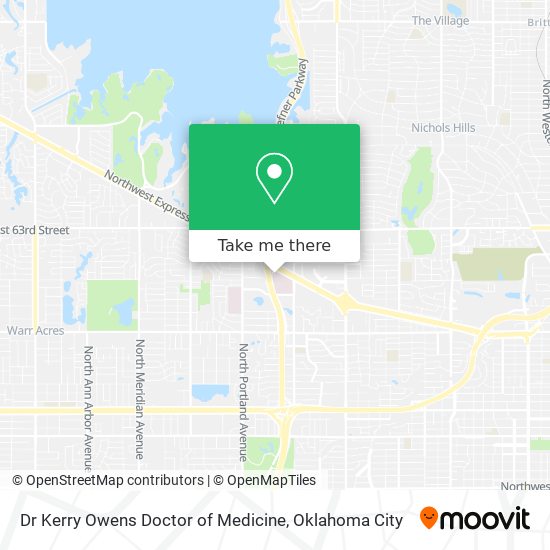 Dr Kerry Owens Doctor of Medicine map