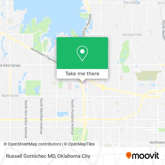 Russell Gornichec MD map