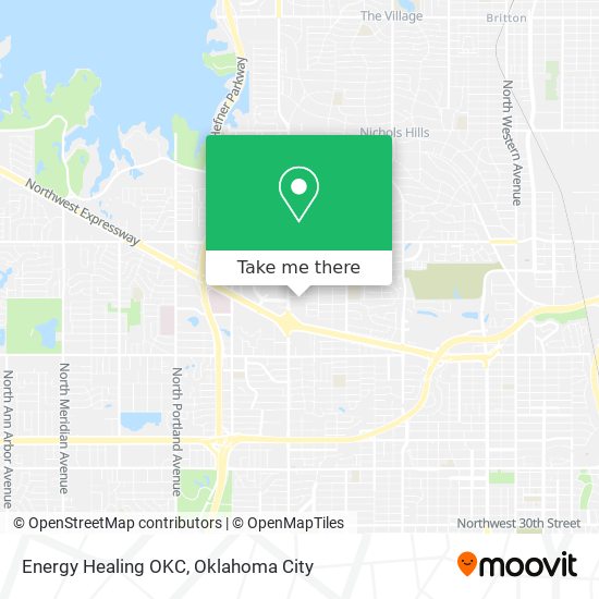 Energy Healing OKC map