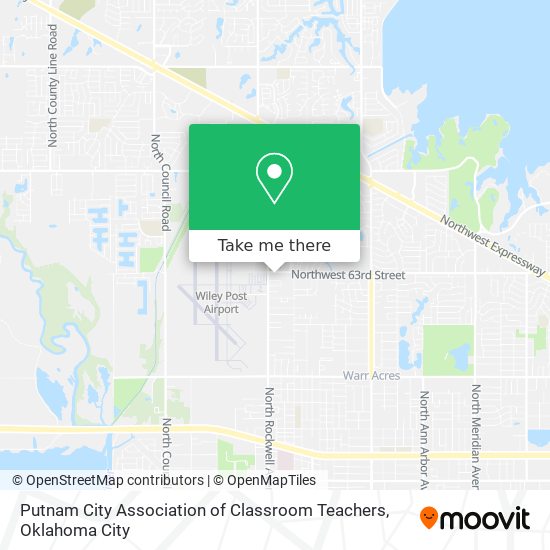 Putnam City Association of Classroom Teachers map