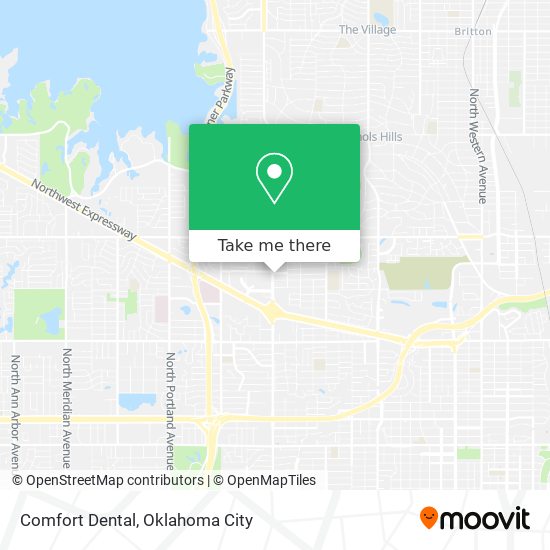 Comfort Dental map