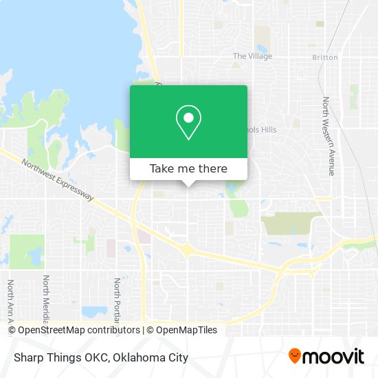 Mapa de Sharp Things OKC