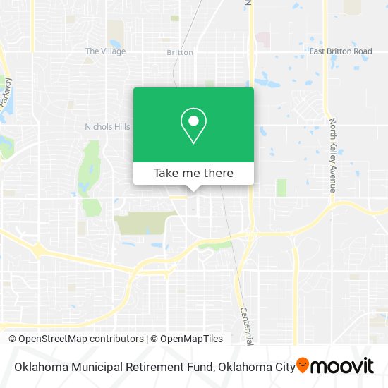 Oklahoma Municipal Retirement Fund map