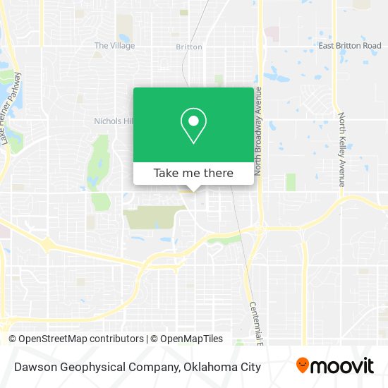 Mapa de Dawson Geophysical Company