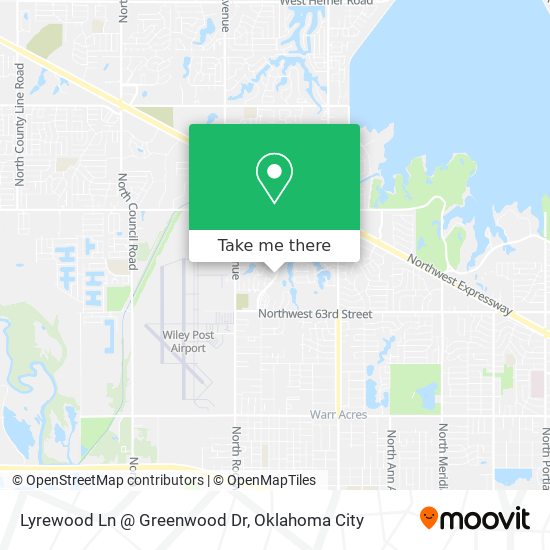 Lyrewood Ln @ Greenwood Dr map